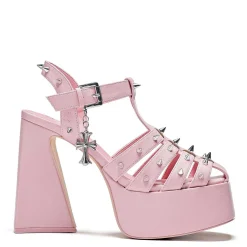 Angel Mist Pink Platform Heels