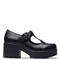 Black Chunky Platform Mary Jane Shoes