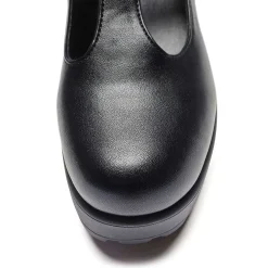 Black Chunky Platform Mary Jane Shoes