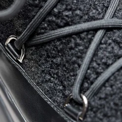 Black Fluffy Vilun Winter Boots | Koi Footwear