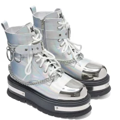 Borin Hardware Platform Boots - Silver Hologram