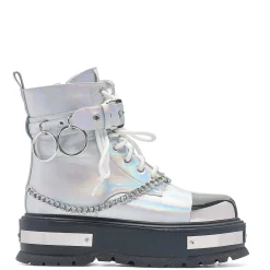 Borin Hardware Platform Boots - Silver Hologram