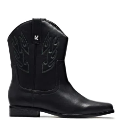 Broken Bronco Men'S Green Flame Cowboy Boots