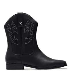 Broken Bronco Men'S Grey Flame Cowboy Boots