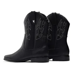 Broken Bronco Men'S Grey Flame Cowboy Boots