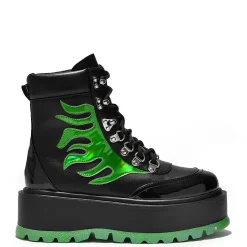 Cha Cha Cha Hologram Flame Boots