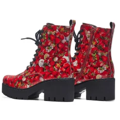 Frozen Strawberries Switch Boots