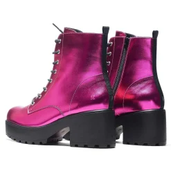 Fuschia Haze Military Platform Boots | Women'S Boots | Koi Footwear