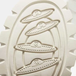 Gooey White Platform Boots