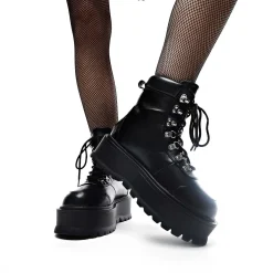 Hydra All Black Matrix Platform Boots