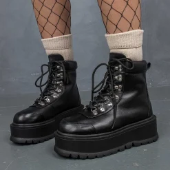 Hydra All Black Matrix Platform Boots