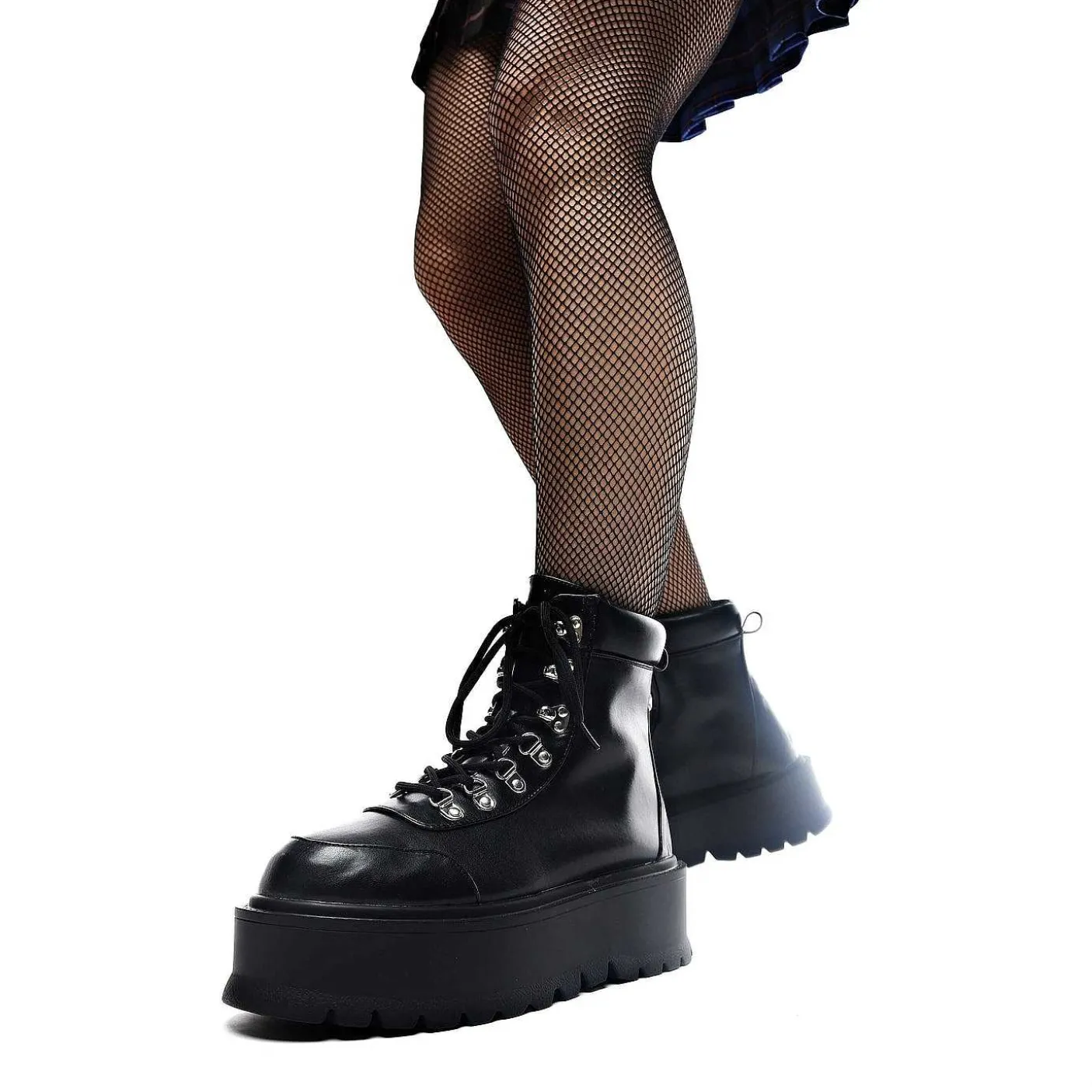 Hydra All Black Matrix Platform Boots