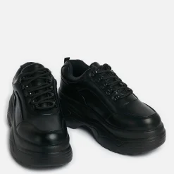 Jennie Striker Black Chunky Bubble Trainers