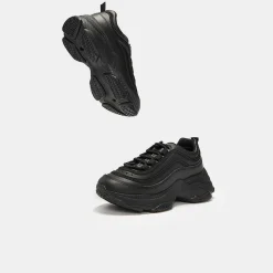 Lizzies V2 Black Extra Chunky Trainers