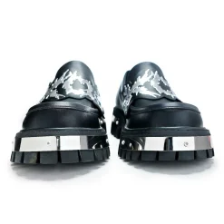 My Men'S Metal Loafers - Black | Koi Footwear