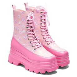 Pink Magic Yami Printed Trident Boots