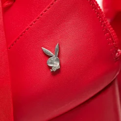 Playboy Infidelity Red Lace Up Heels | Playboy X Koi Collection