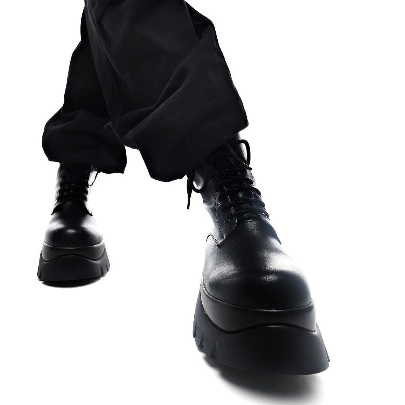 Rancor Vilun Black Lace Up Boots