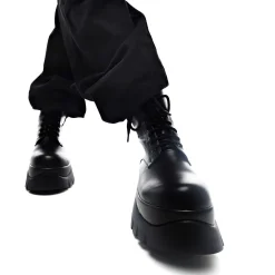 Rancor Vilun Black Lace Up Boots