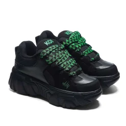 Ricta Flip Men'S Chunky Trainers - Green Lace