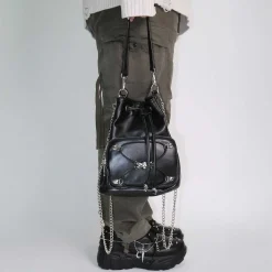 Rimo Black Mini Backpack