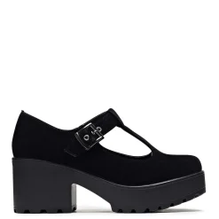 Sai Black Mary Jane Shoes 'Suede Edition'