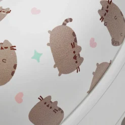 Sai White Mary Janes 'Pusheen Edition'