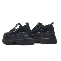 Silent Amity Trident Patent Platform Mary Jane Shoes