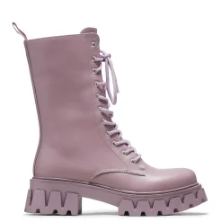 Siren Men'S Tall Lace Up Boots - Berry