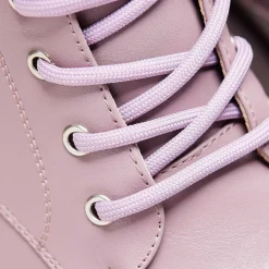 Siren Tall Lace Up Boots - Berry