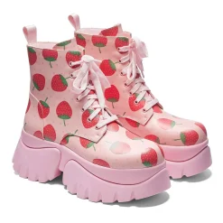 Strawberry Cake Pink Vilun Boots