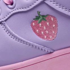 Sweet Strawberry Platform Trainers Purple