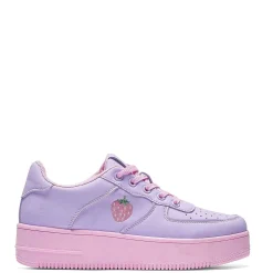 Sweet Strawberry Platform Trainers Purple