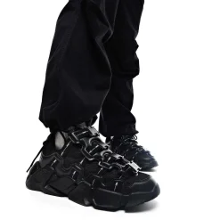 The Beast Men'S Black Wire Trainers