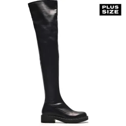 The Commander Plus Size Thigh High Boots