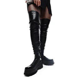 The Elevation Plus Size Thigh High Boots