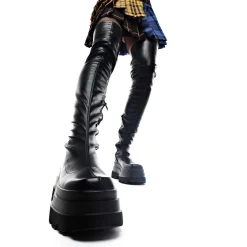 The Elevation Stretch Thigh High Boots