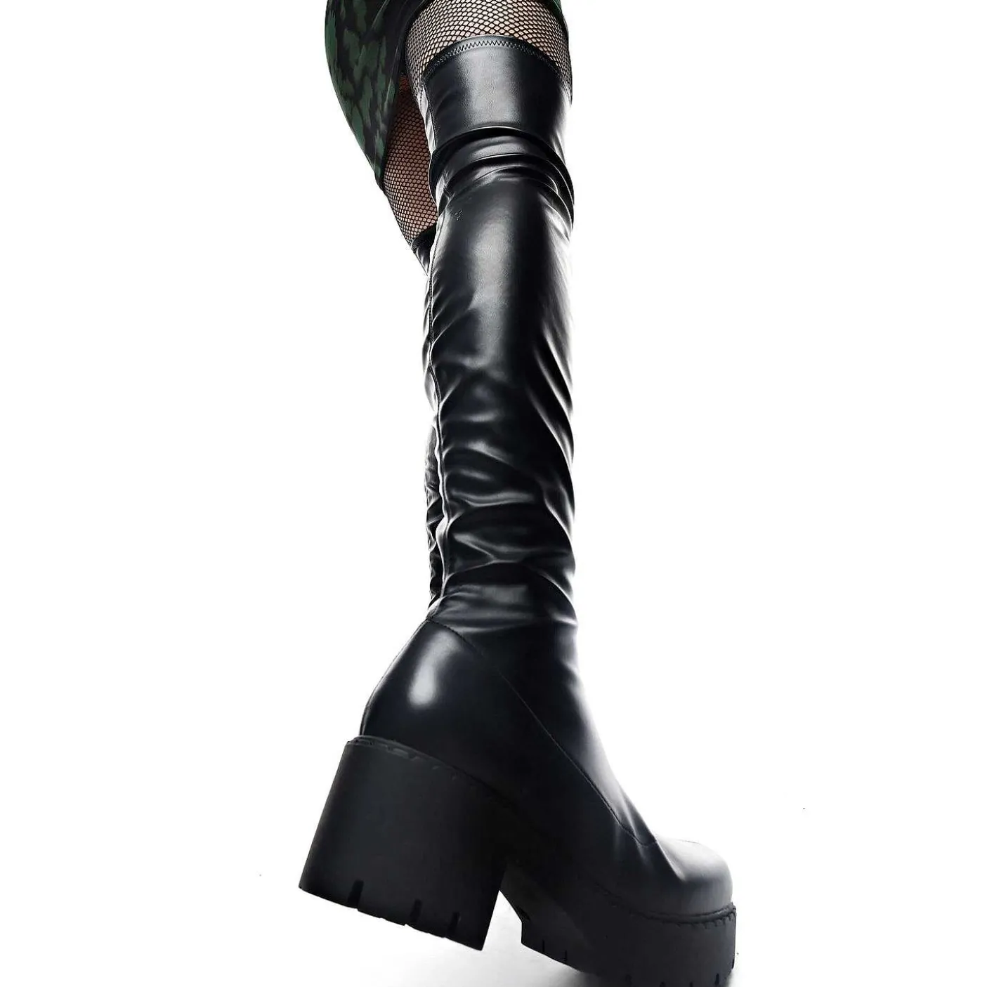 The Harmony Plus Size Thigh High Boots
