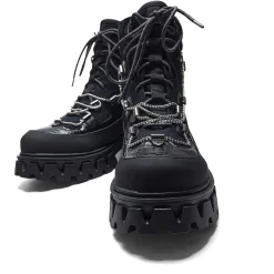 The Koi Reaper Men'S Hiking Boots - Ebony Croc