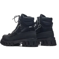 The Koi Reaper Men'S Hiking Boots - Ebony Croc