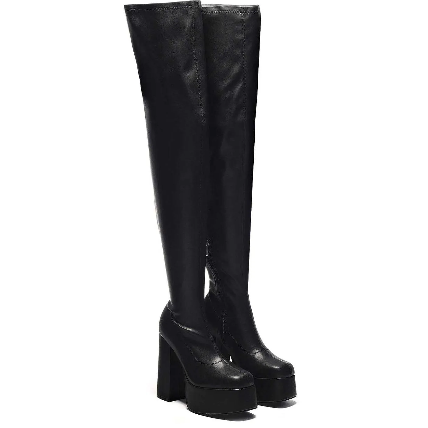 The Redemption Plus Size Thigh High Boots