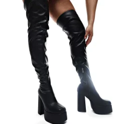 The Redemption Plus Size Thigh High Boots