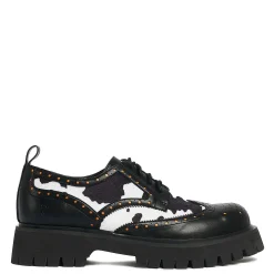 Tibia Cow Print Men'S Derby Shoes