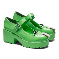 Tira Mary Jane Shoes 'Cheeky Frog Edition' | Koi Footwear