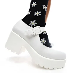 Tira Mary Jane Shoes 'White Washout Edition'