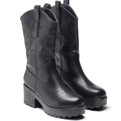 Wintu Long Chunky Western Boots