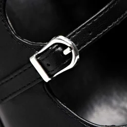 Zeba Black Platform Heels